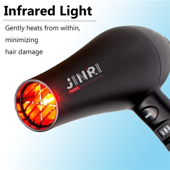 Infrared Hair Dryer, Professional Salon Negative Ionic Blow Dryers for Fast - Picture 3 of 7